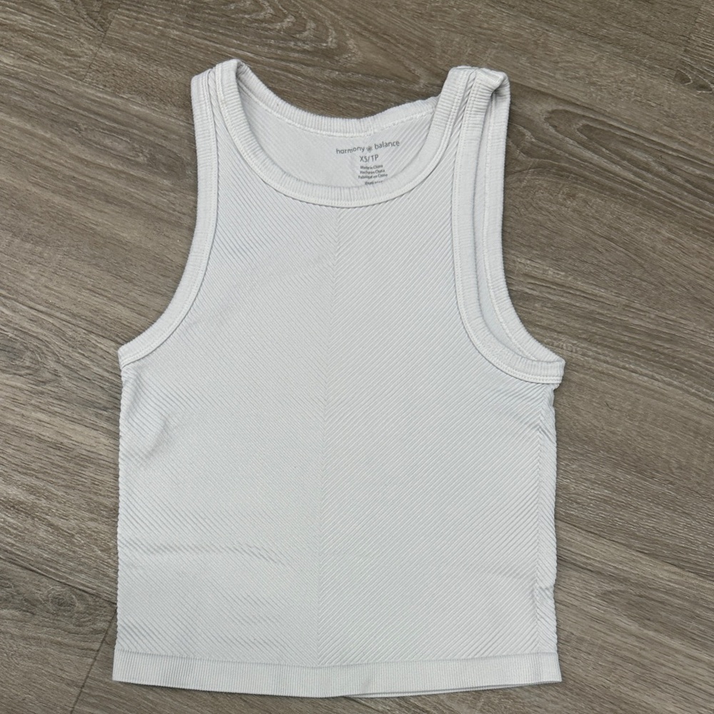 Harmony Balance Stretchy Beige Women's Tank Top XS